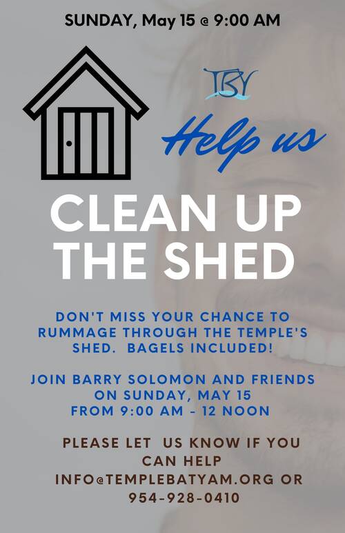 Banner Image for Shed Clean Up