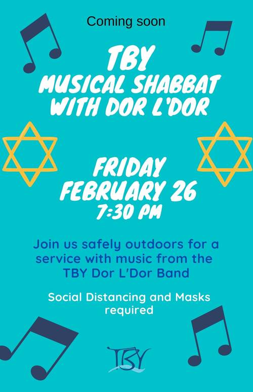 Banner Image for Shabbat Service with Dor L'Dor Band